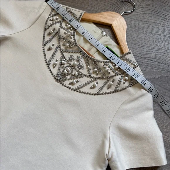 C. Wonder Cream Embellished Blouse - Picture 9 of 10